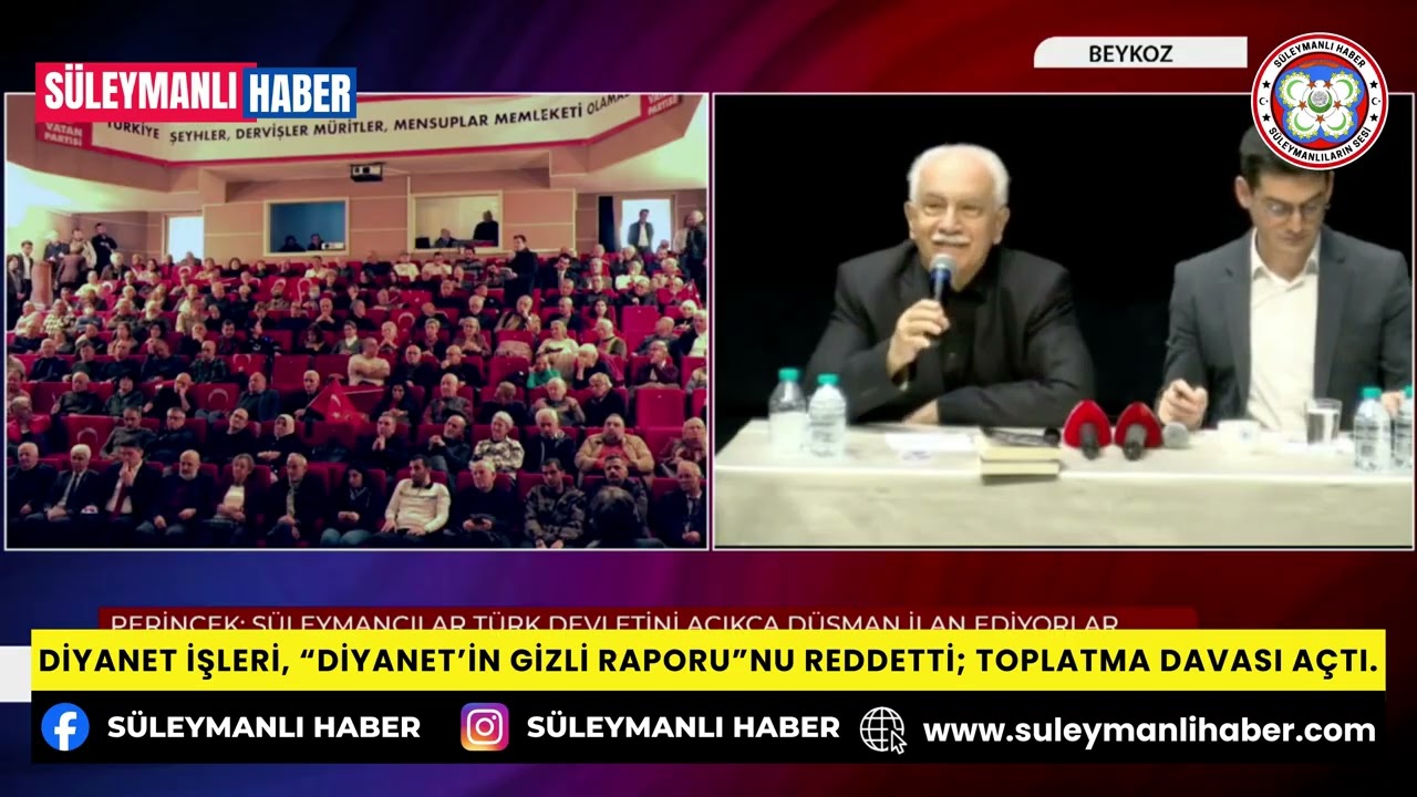 Perin&ccedil;ek Konferansında S&uuml;leymanlı Haber Sessiz Kalmadı!