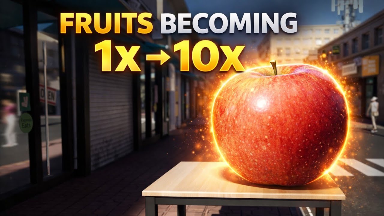 What If Fruit Size Grows From 1x To 10x | 3D Comparison 