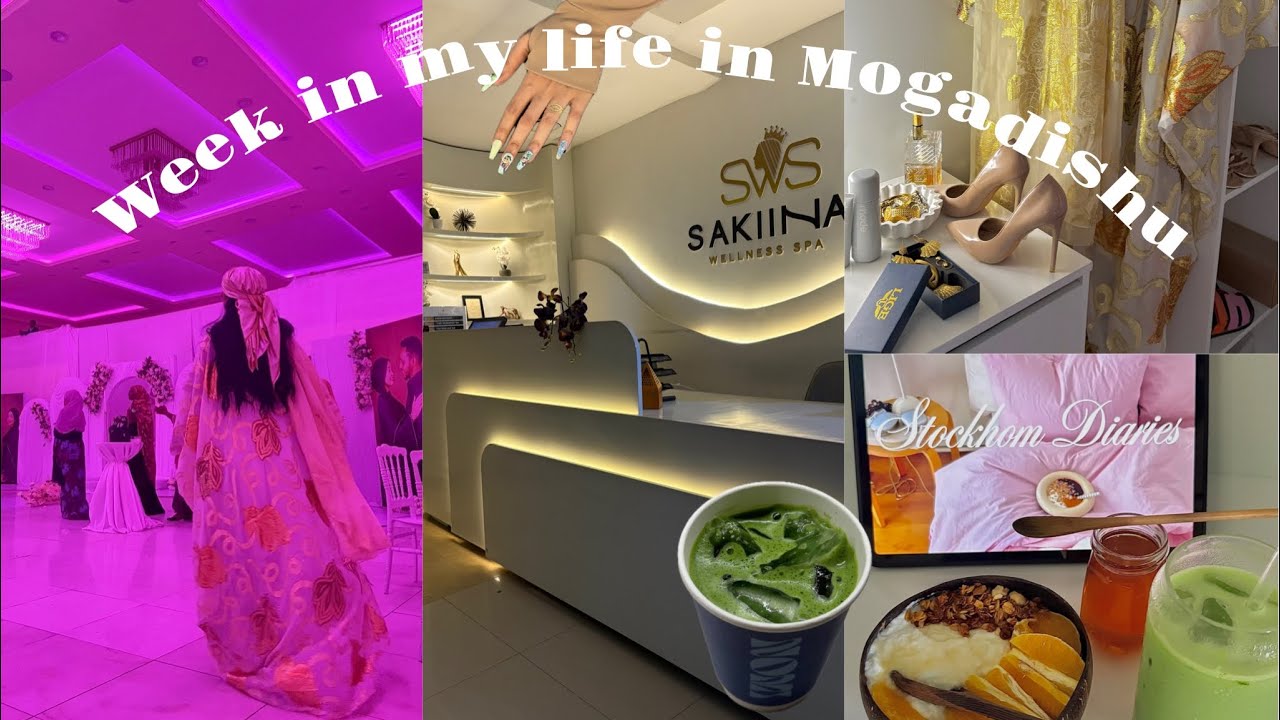 WEEK IN MY LIFE/  Salon spa, Aroos somali, Shopping, Trying new matcha, Recharging life, Short story