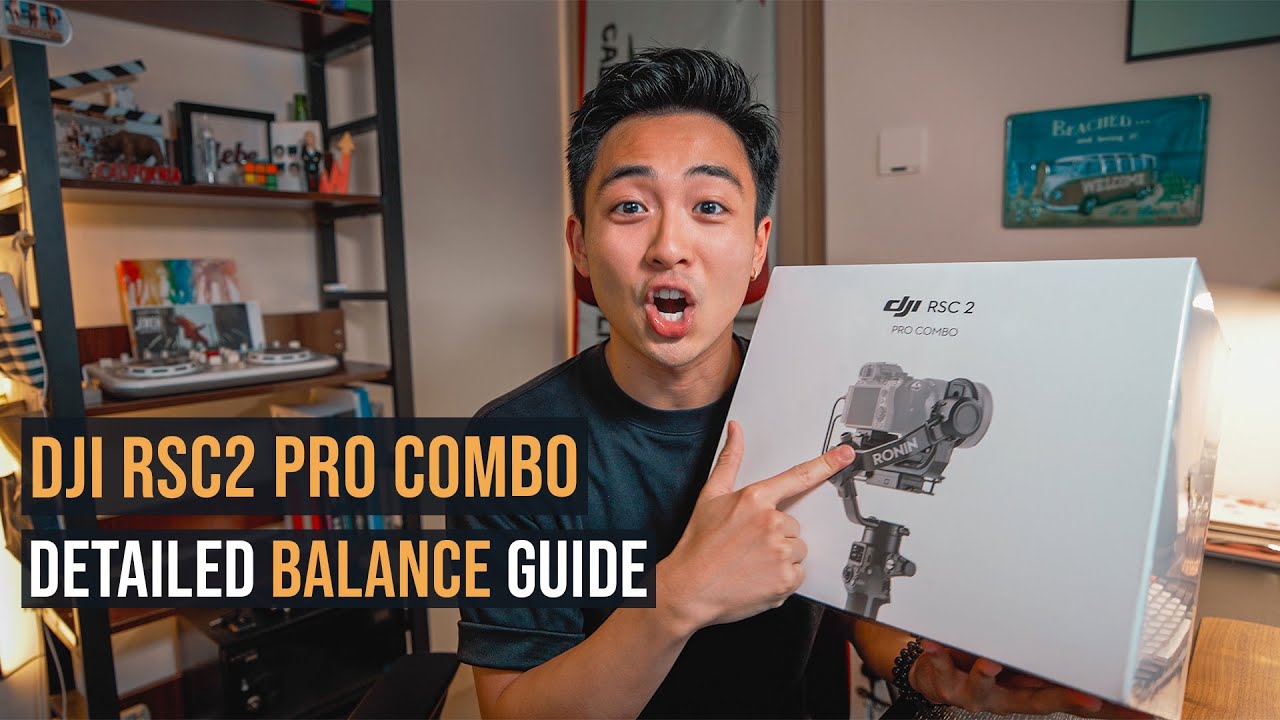 DJI RSC2 Pro Combo Unbox and Setup Guide | Detailed Tutorial on How To Balance Gimbal Quick
