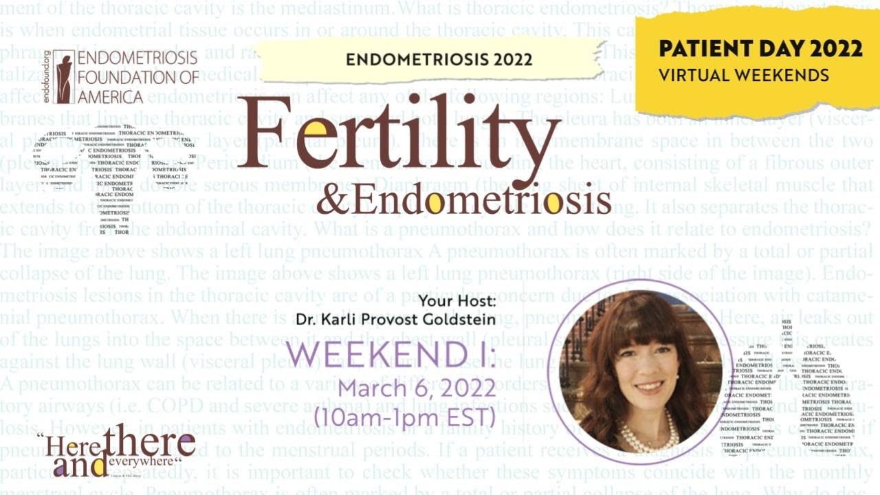 LIVE 3/6: Endometriosis PATIENT DAY 2022: Here there and everywhere