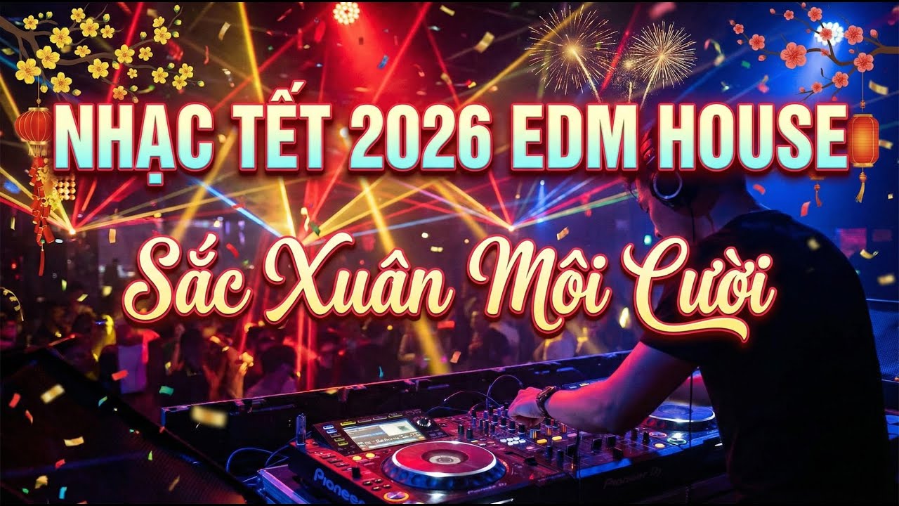 SẮC XUÂN MÔI CƯỜI | NHẠC TẾT 2026 | Nhạc Tết EDM House Sôi Động | Tết Việt Music