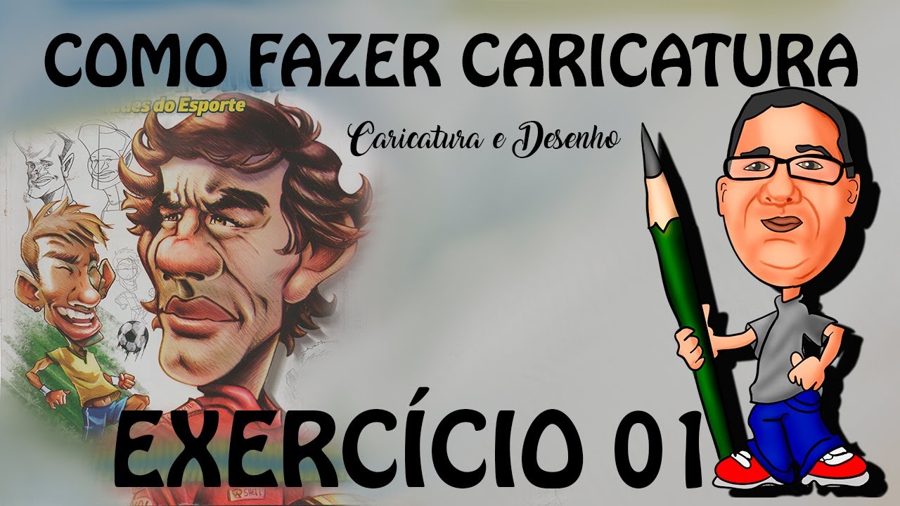 Como fazer caricatura exercicio 01