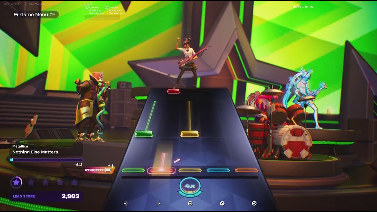 Fortnite Festival: Nothing Else Matters by Metallica Expert Lead 100% Flawless (235,788)