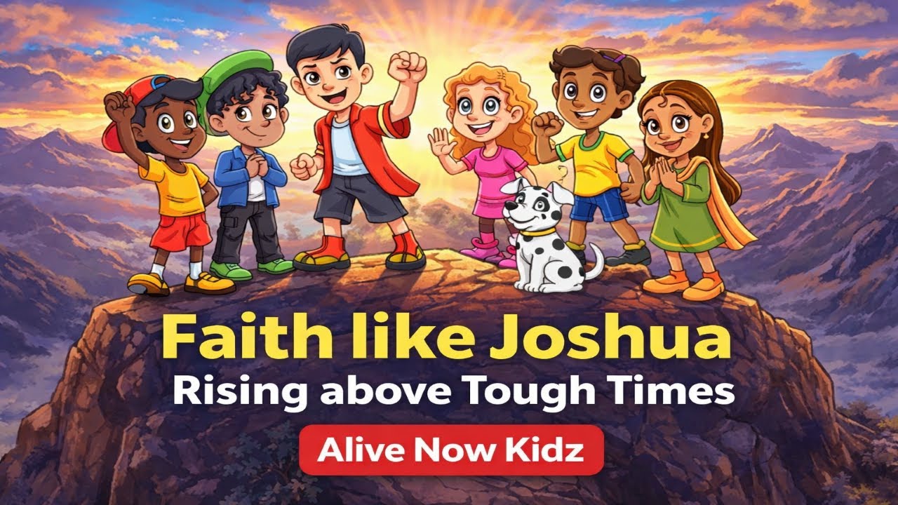 FAITH LIKE JOSHUA – RISING ABOVE TOUGH TIMES | Kids Bible Story of Courage
