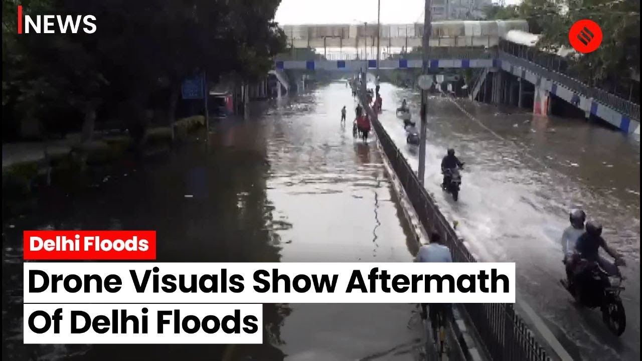 Delhi Flood Update: Water Level In Yamuna River Recedes; Drone Visuals Show Aftermath Of Floods