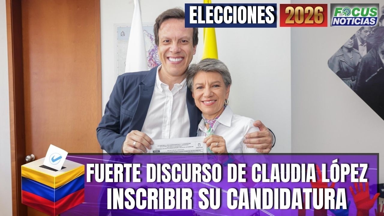 El Fuerte DISCURSO de CLAUDIA LÓPEZ Durante la INSCRIPCIÓN de su CANDIDATURA a la PRESIDENCIA #Focus