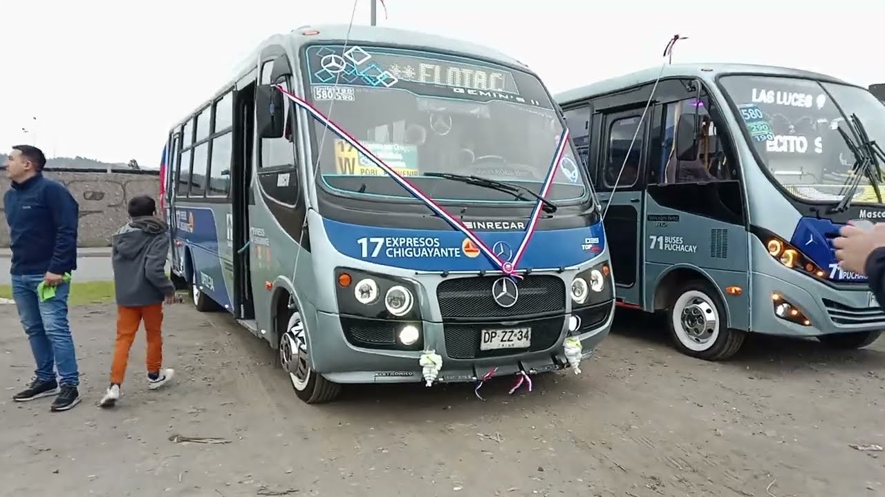 Inrecar Geminis ll Mercedes Benz LO915 17 Expresos Chiguayante  Maquina 039