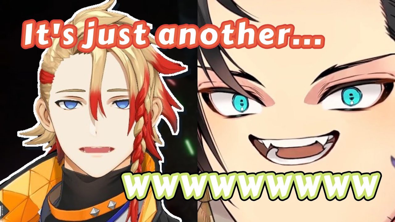 Shinri laughing so hard after Axel said this [Holostars EN]