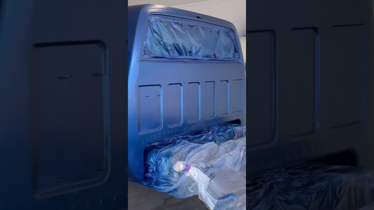 First DIY paint job #c10 #k10 #diy #spray #chevy #Bigblue