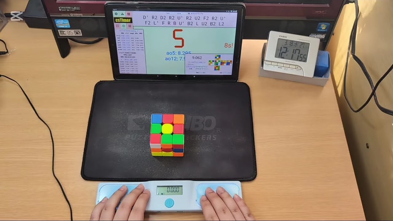 ルービックキューブao5 6.35秒！subNR！