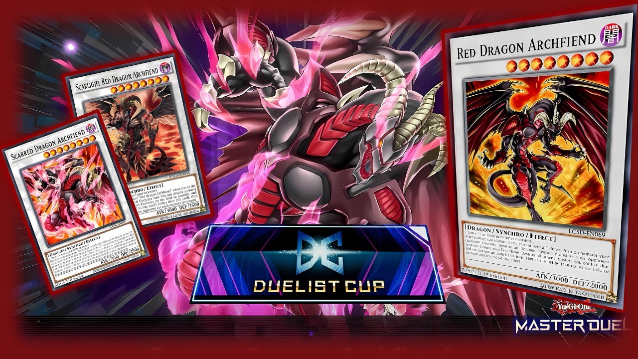 RED DRAGON ARCHFIEND DECK IN DUELIST CUP VS META DECKS | YUGIOH! MASTER DUEL