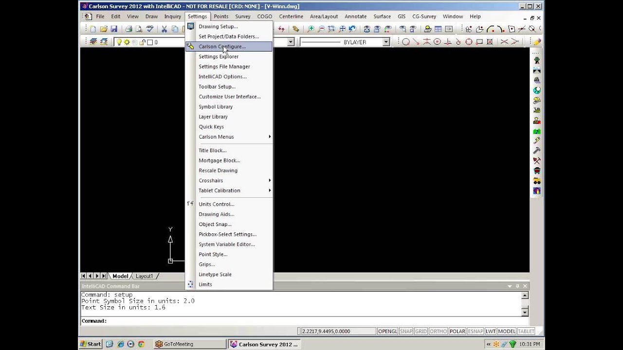 Settings Management with Carlson Software