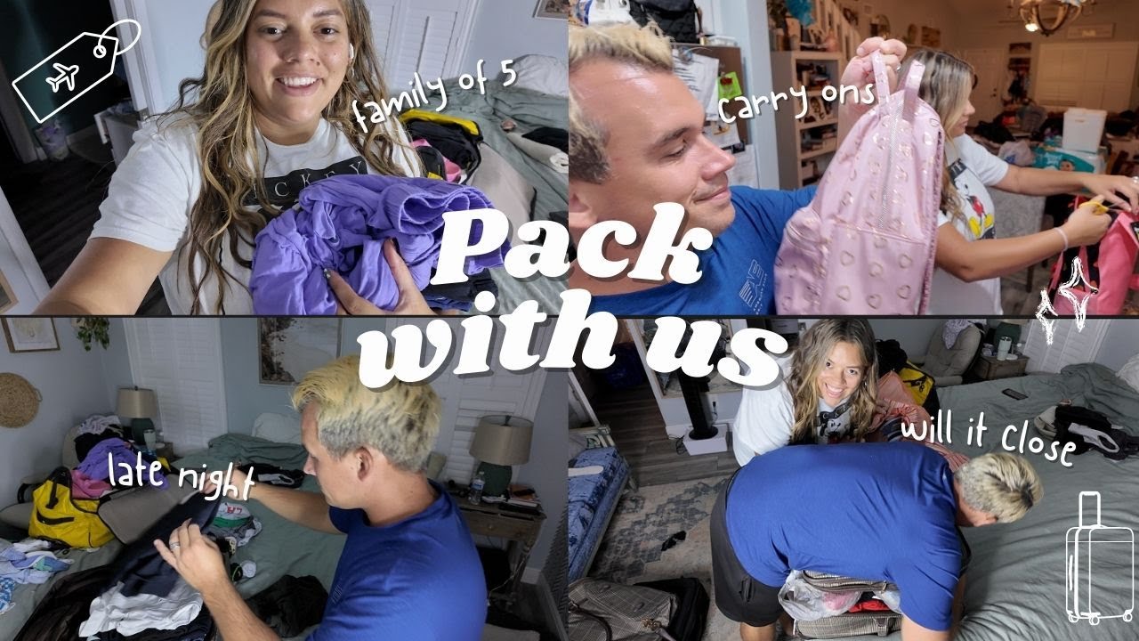 Packing for a family of 5 // Pack with us