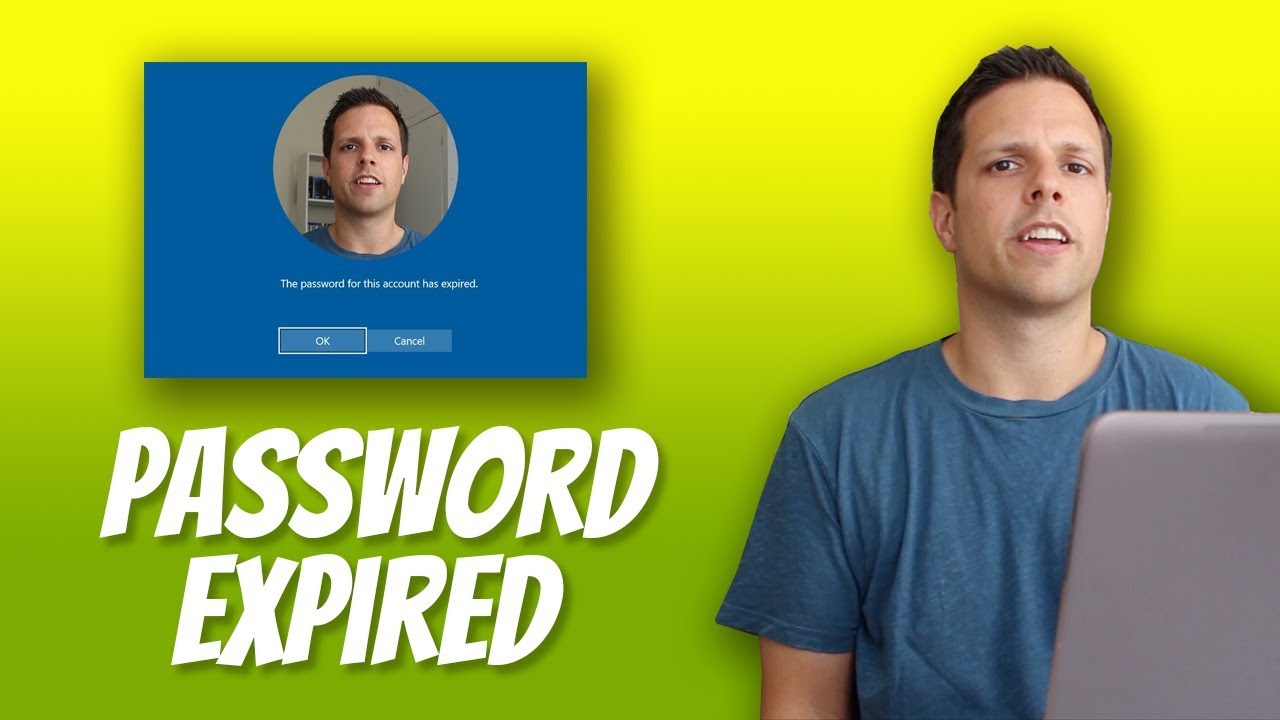 How to stop Windows asking you to change your password every 6 weeks