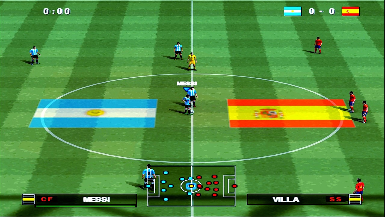 PES 2013 - Аргентина против Испании | PS2