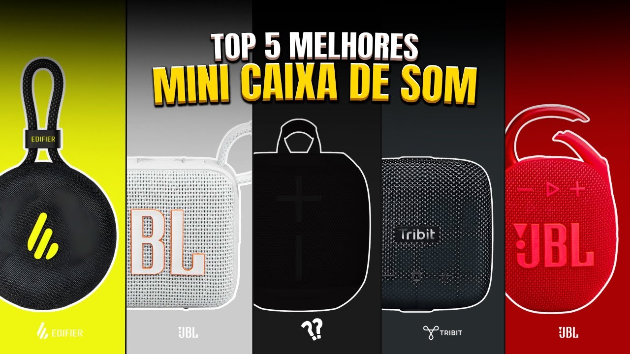 Qual MINI CAIXA DE SOM Comprar em 2026? Top 5 Melhores Pequenas ✅