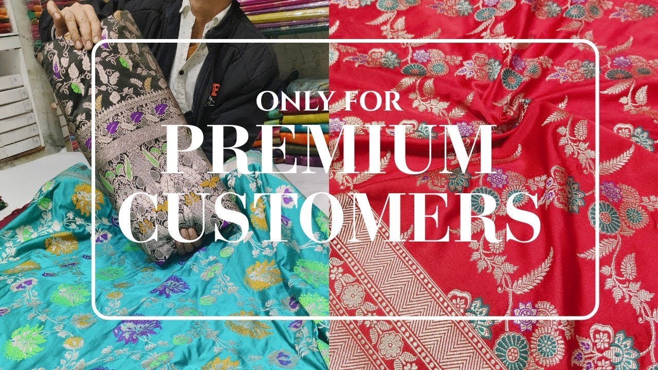 Pure Banarasi Silk Sarees Wholesale Market | Welcome  Premium Customers | Free Shipping 🚚
