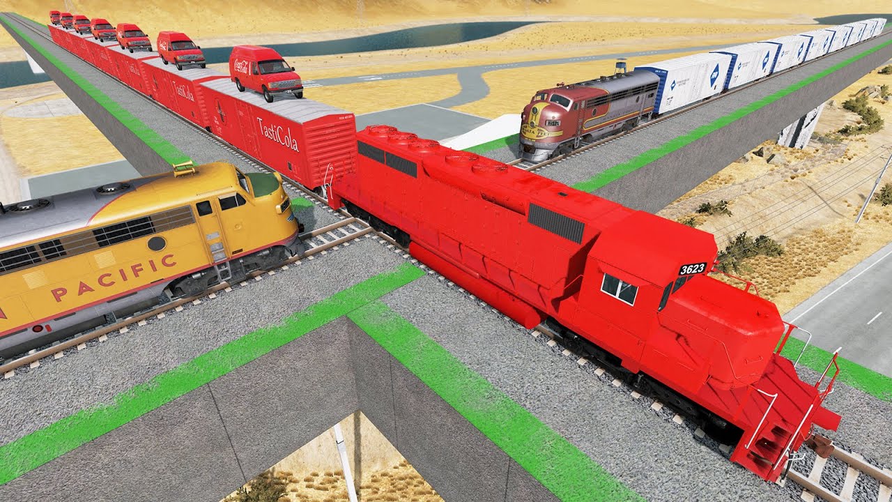 Tasti Cola Train Fails #31 – BeamNG Drive | Dancing Cars