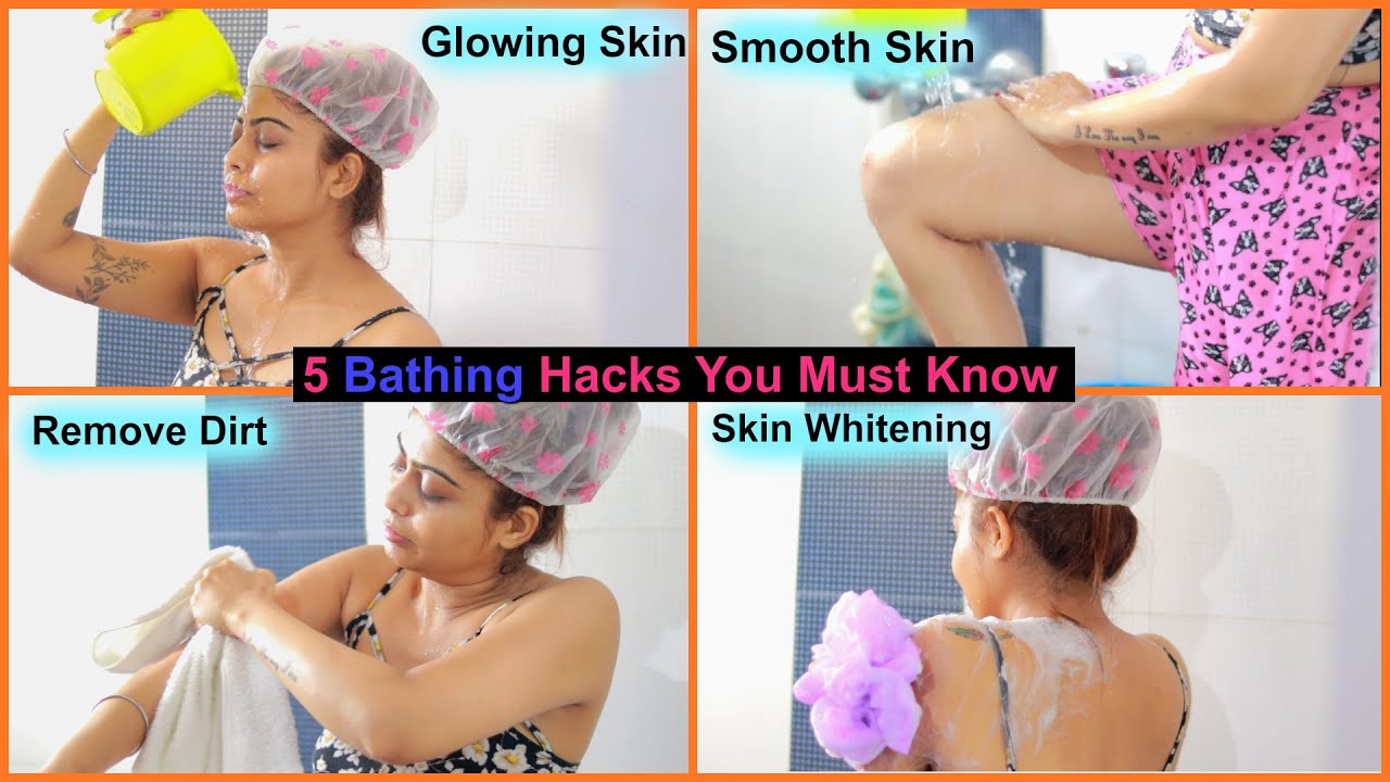 5 BATHING HACKS For Bright, Clear And Glowing Skin | Rinkal soni