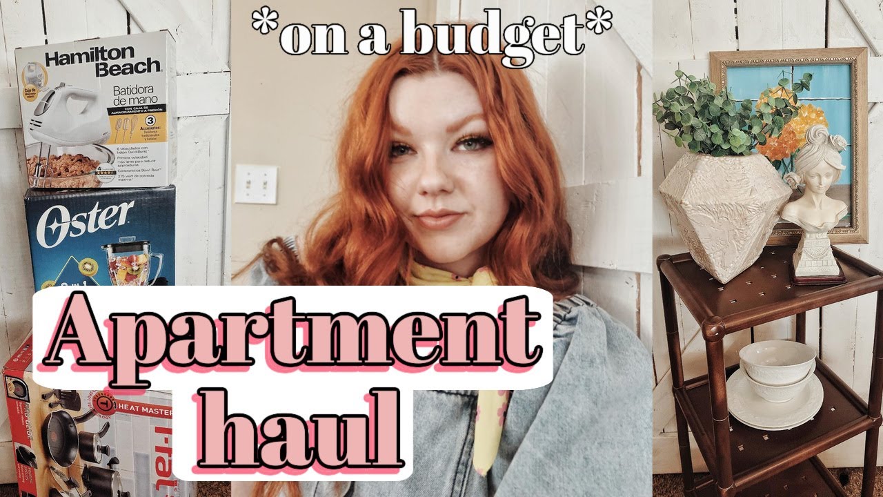 MY FIRST APARTMENT HAUL - how to shop on a budget & spend less for what you love!