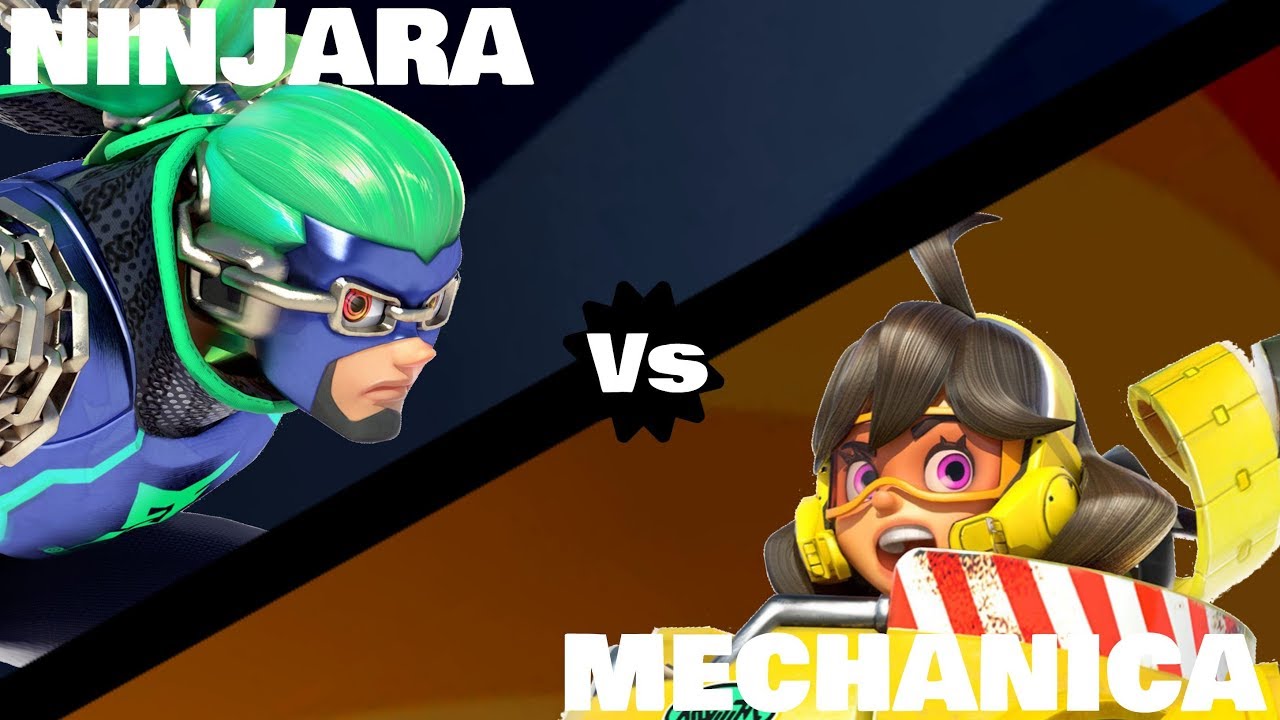 Ninjara Vs Mechanica Special ARMS Match!