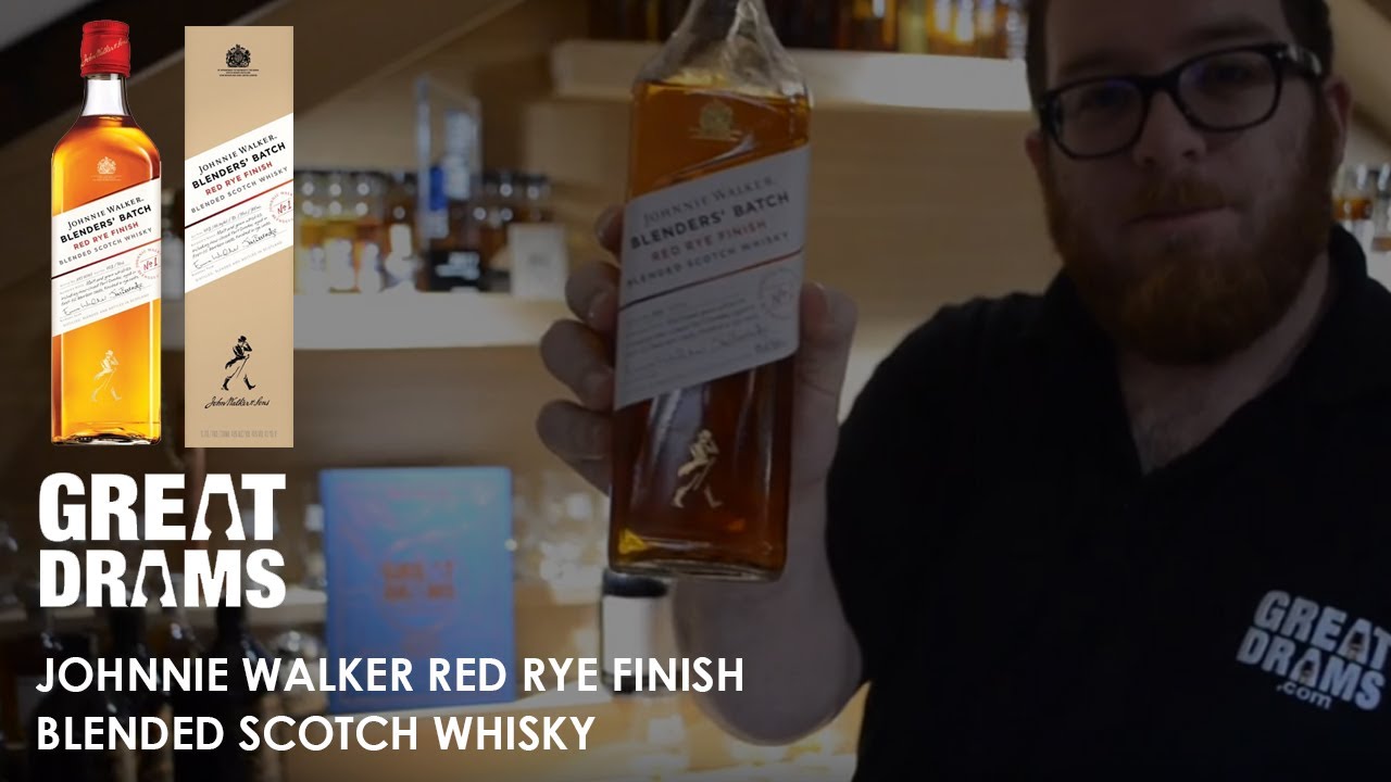 Whisky Tastings / Review:  Johnnie Walker Red Rye Finish Blended Scotch Whisky Video Review
