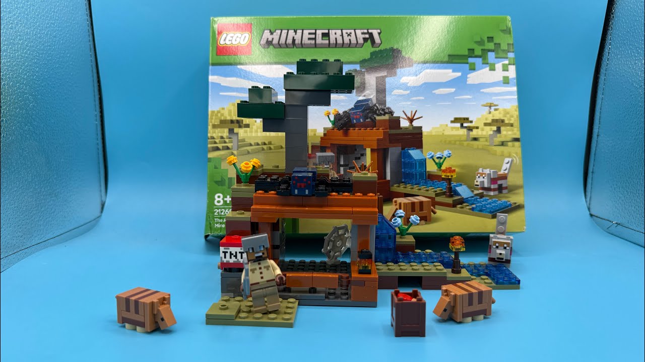 *New*EPIC Build of The Armadillo Mine Expedition! | LEGO Minecraft ASMR [No Talking]