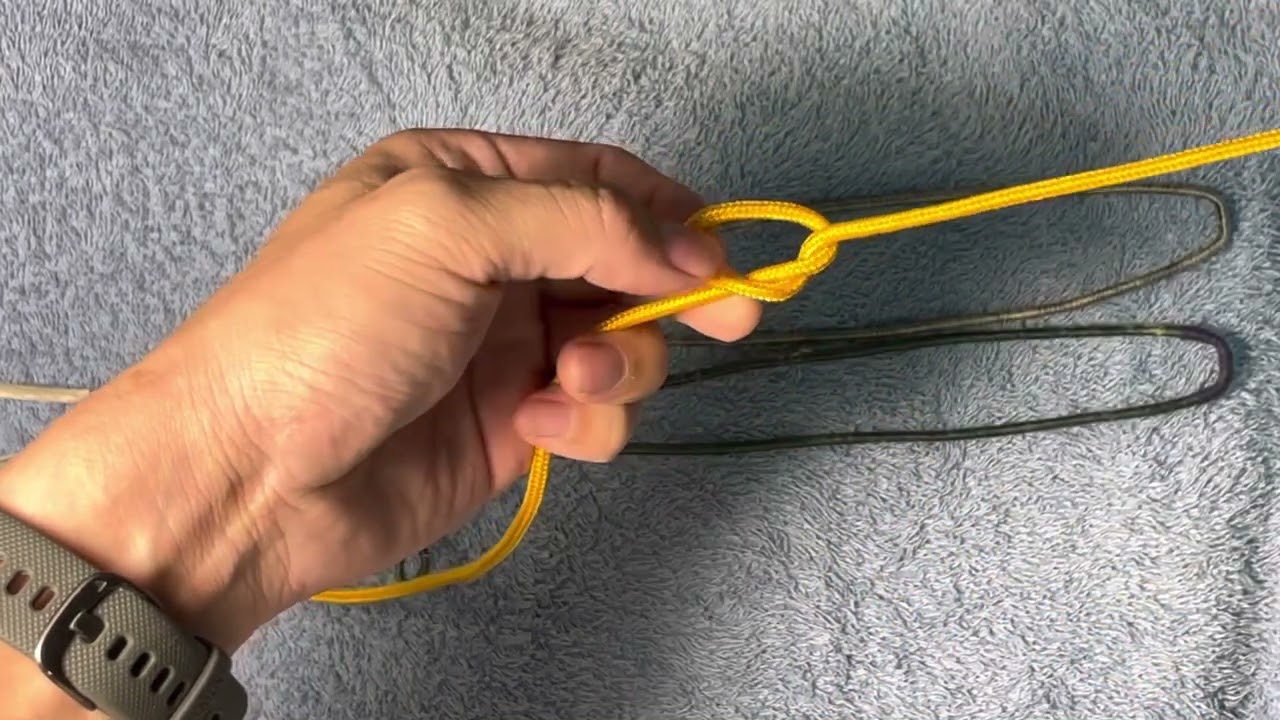 製作清弓弦結（Tie the Manchu bow string knot)