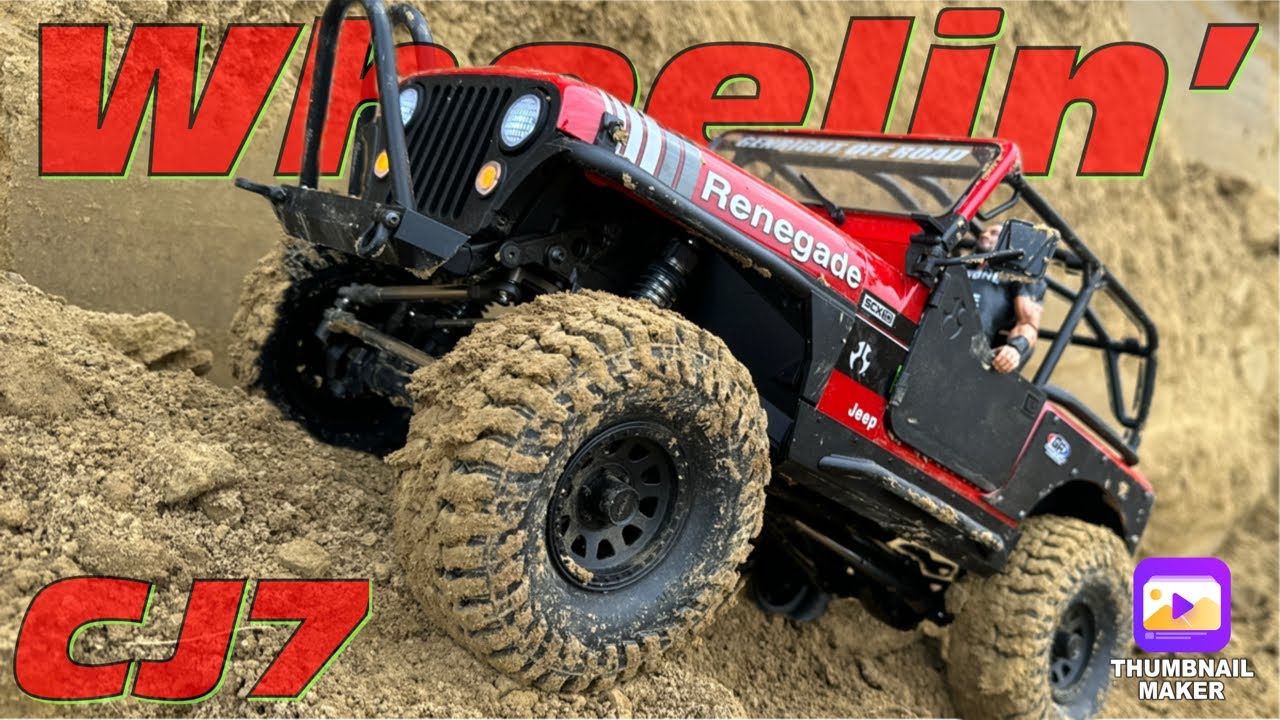 Axial Jeep CJ7 dirt run