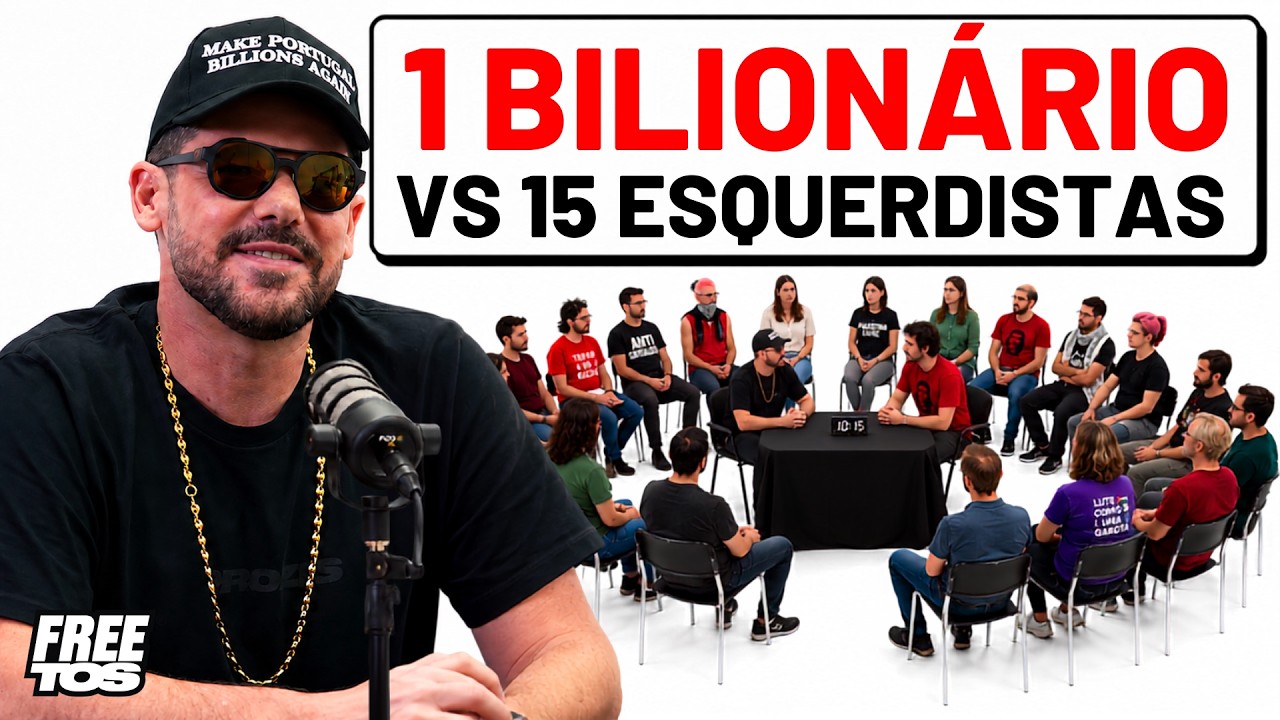 1 BILION&Aacute;RIO VS 15 ESQUERDISTAS | ft. Miguel Milh&atilde;o