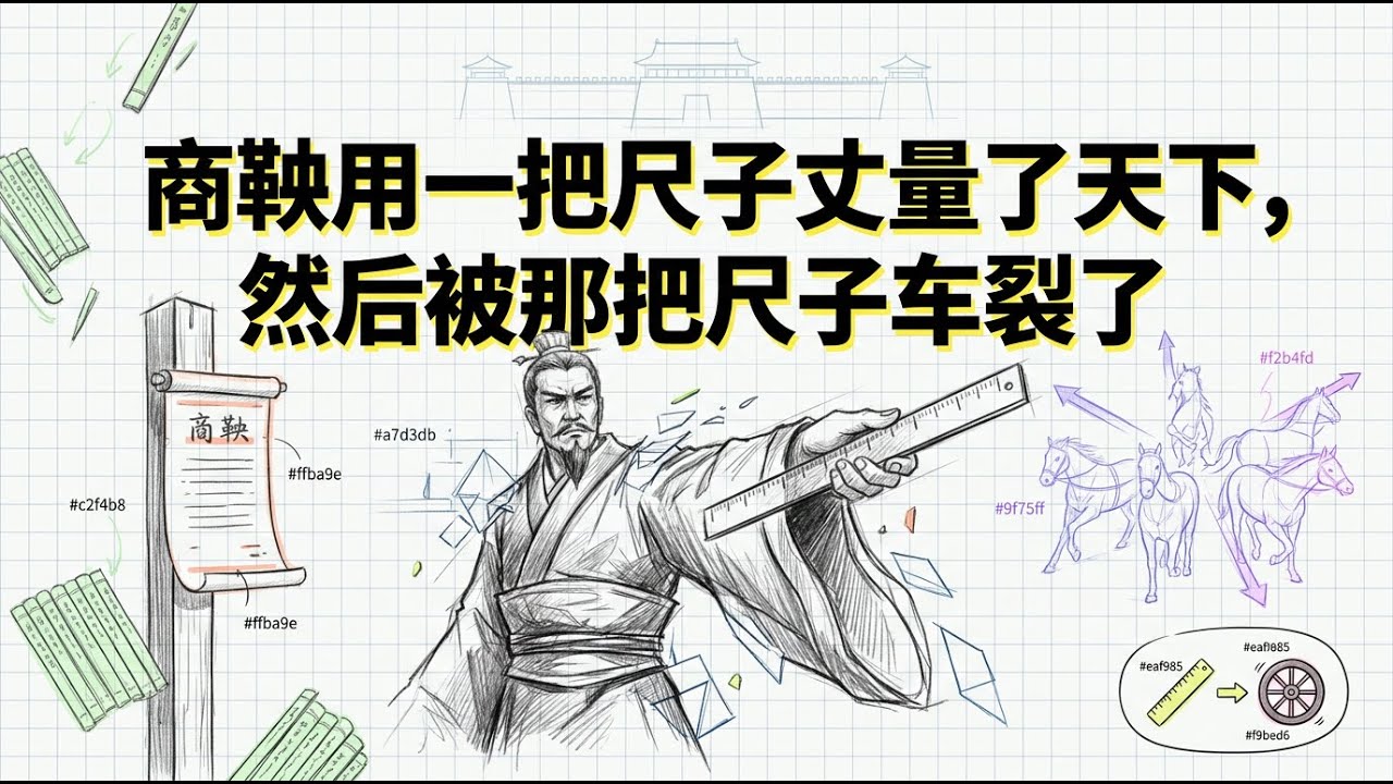 商鞅之死 | 建立了一套规则却被规则车裂 | 王利杰天道审判