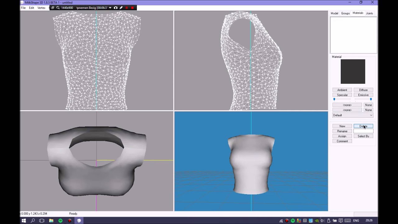 From begin to end! Make clothes in The Sims 3 tutorial. (Marvelous designer)