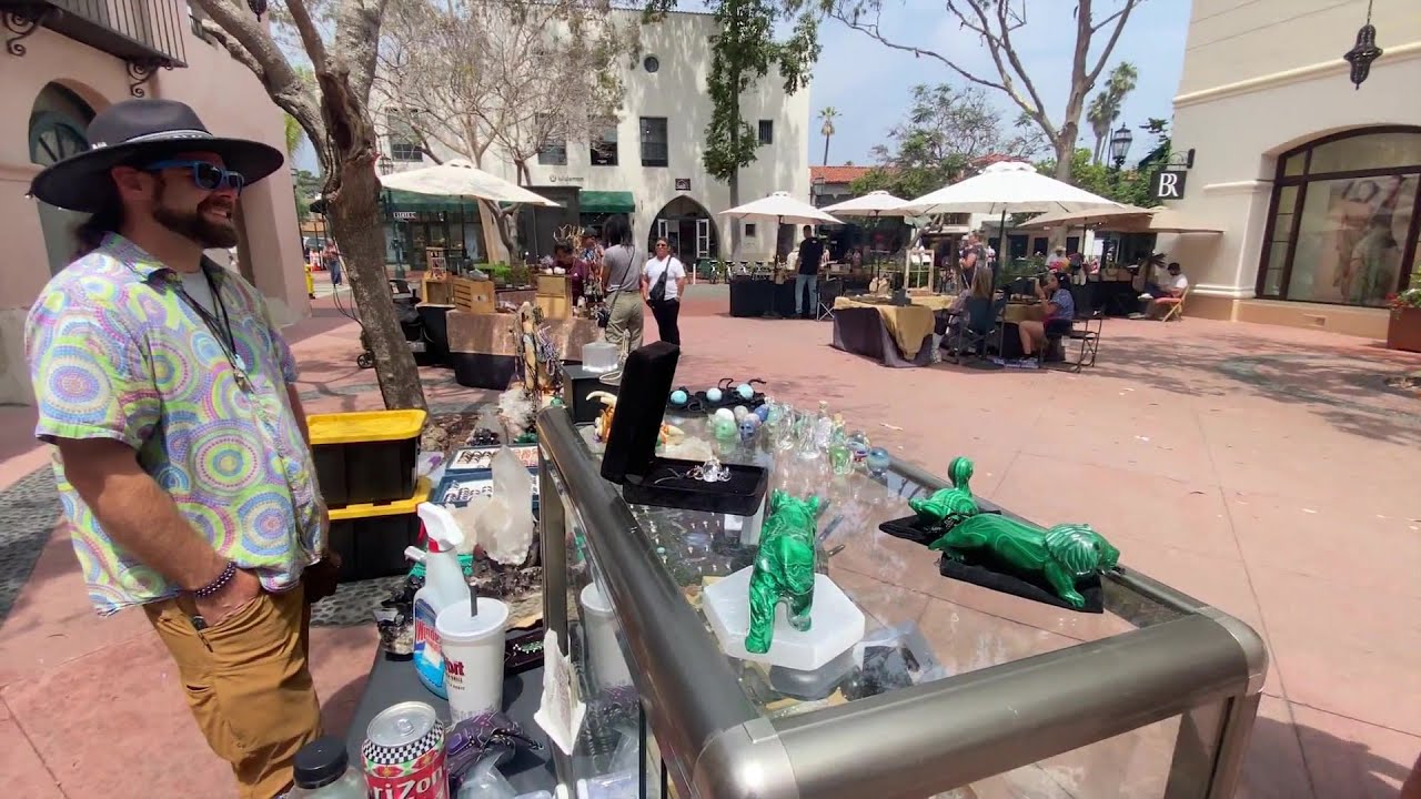 Vendors fill Santa Barbara for Fiesta