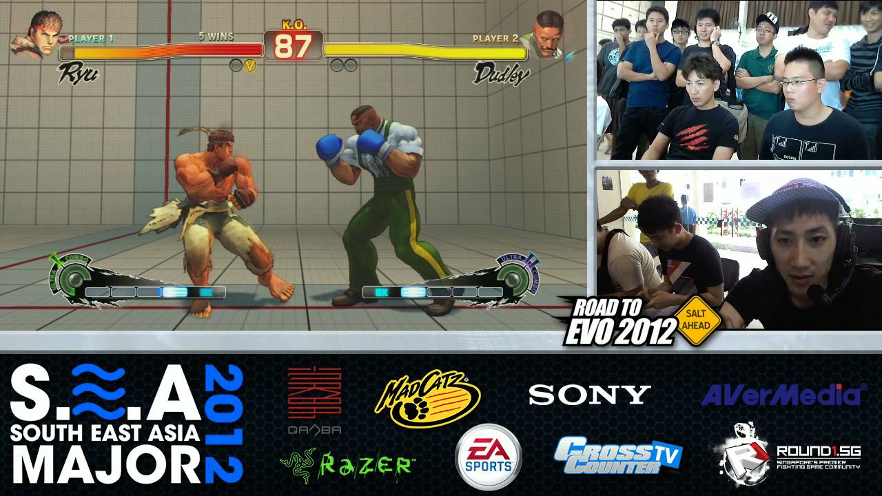 Team Madcatz Daigo Umehara (Ryu) vs Jovian (Dudley) - SEA Major 2012 SSF4 AE