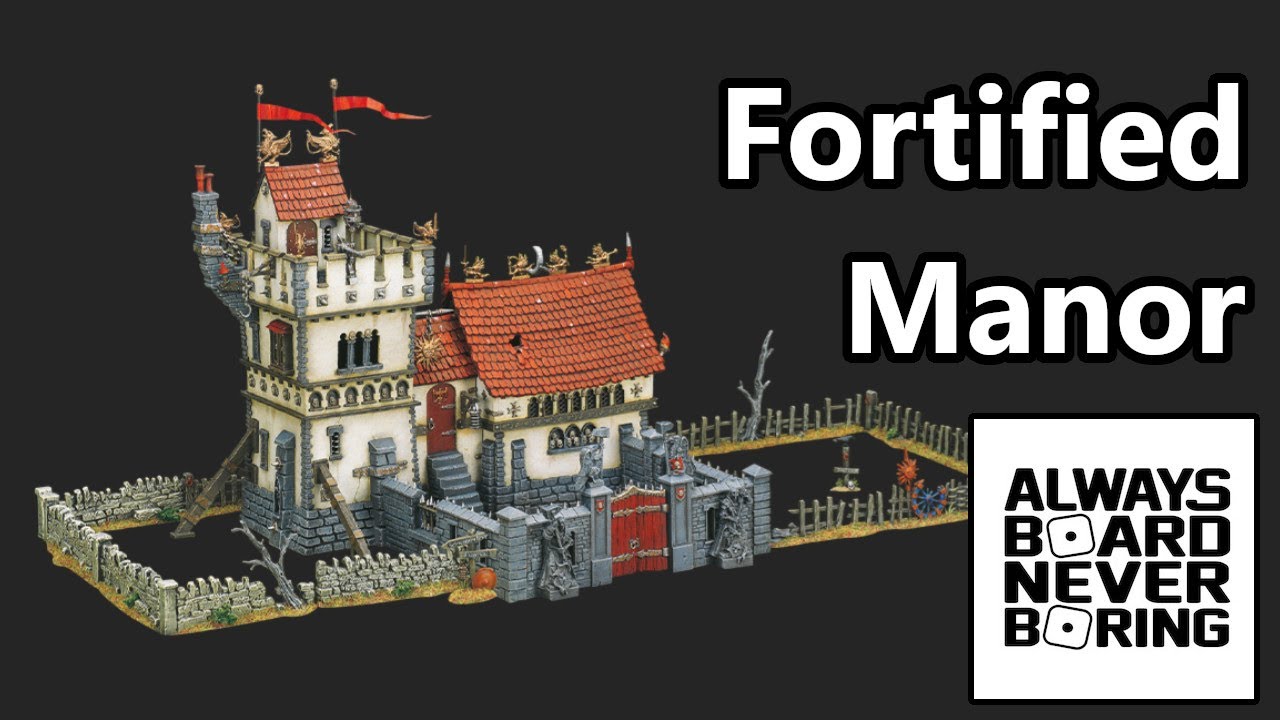 Warhammer Fortified Manor House from Games Workshop | Painting Houses, Walls & Fences Plus Review