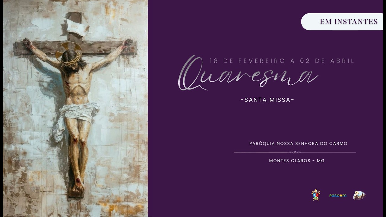 Santa Missa – 22/02/2026 – Pe. Jânio César – 19h30 – Domingo