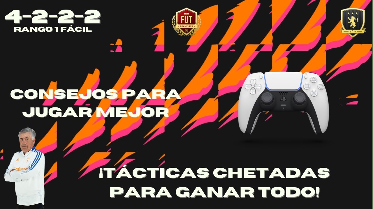 MEJORES TÁCTICAS E INSTRUCCIONES  (4-2-2-2) FIFA 22 | CONSEJOS PARA HACER RANGO 1 FÁCIL