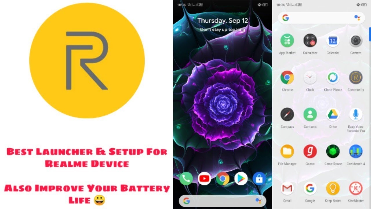 Realme - Best Launcher & Setup For All Realme Device | Lawnchair Launcher V2😳 | RJ Aakash