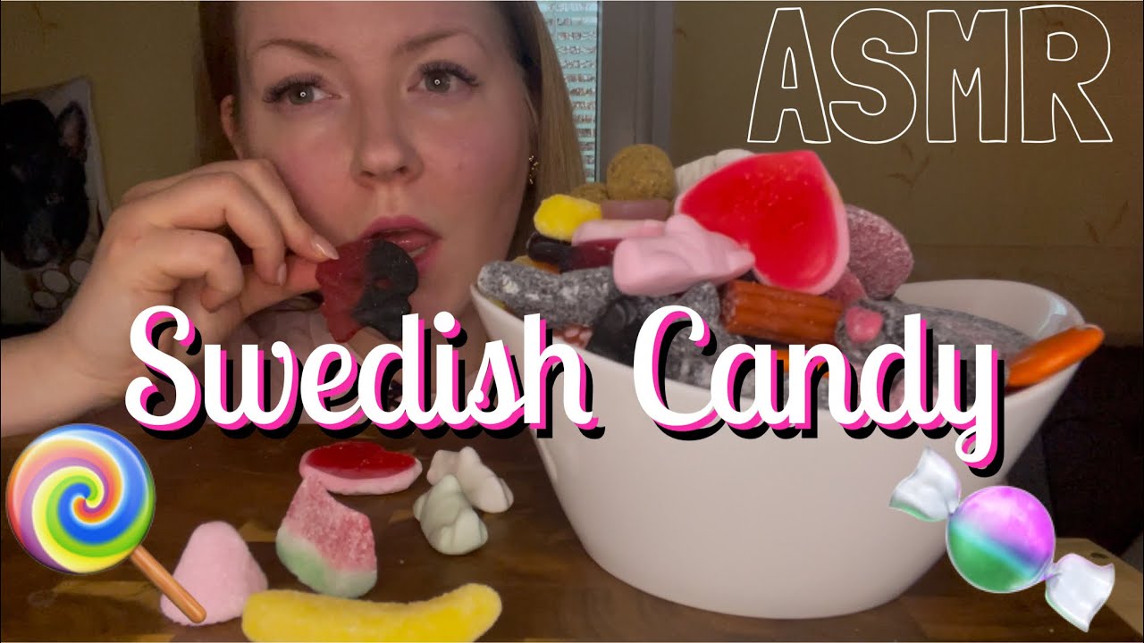 SWEDISH CANDY 🍬🍭 ~ ASMR Mukbang Relaxing Eating Sounds