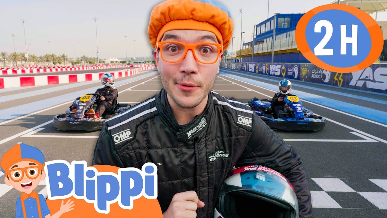 Zooming Blippi's Go-Kart Adventure! | Blippi | Moonbug Kids - Fun Zone