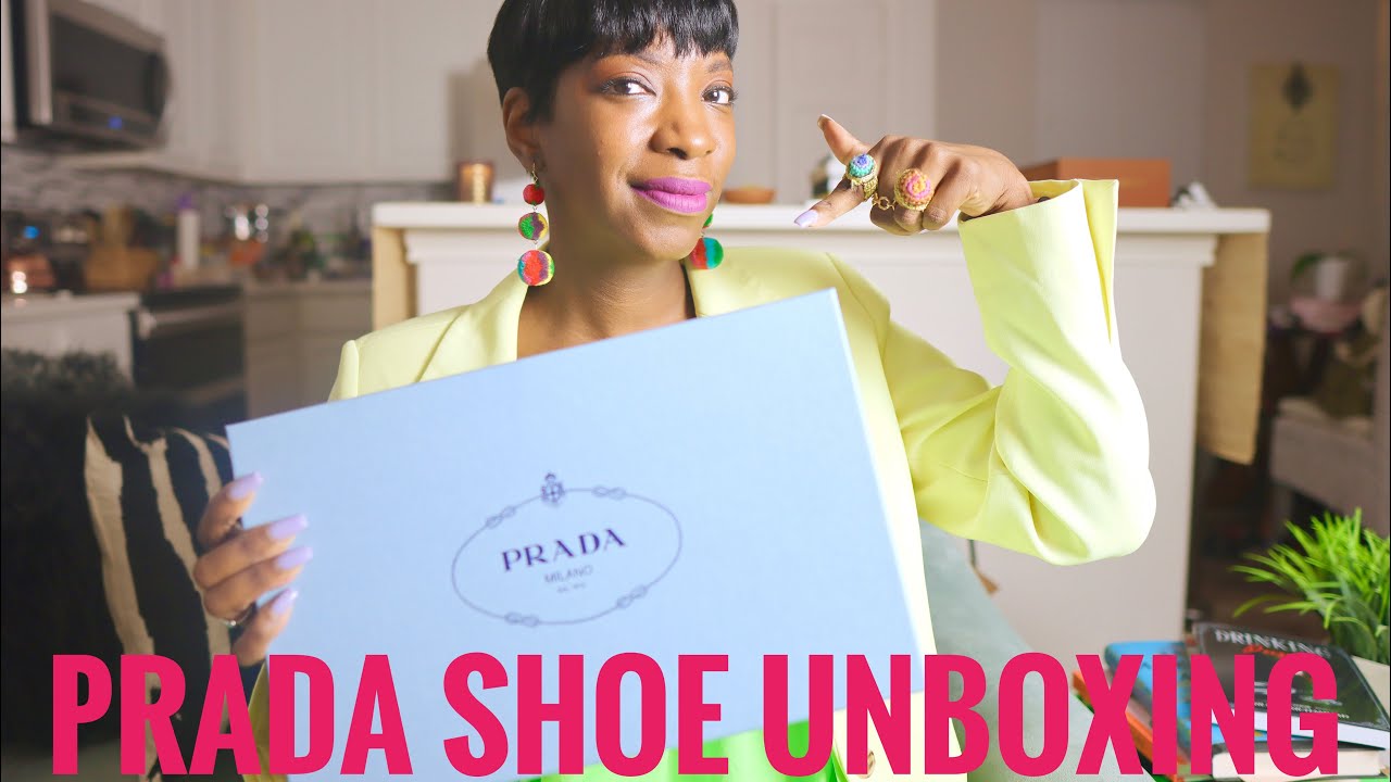 Prada Brushed White Leather Mule Unboxing!!