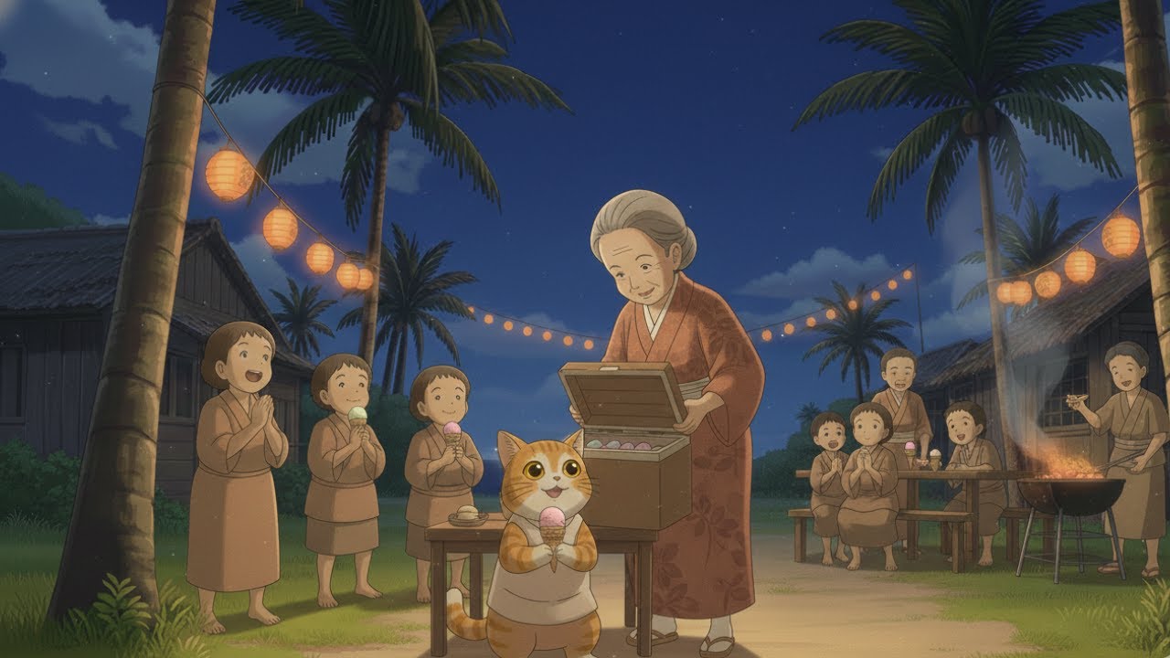 Yuki's First Village Festival 🌺 | Studio Ghibli Style Animation