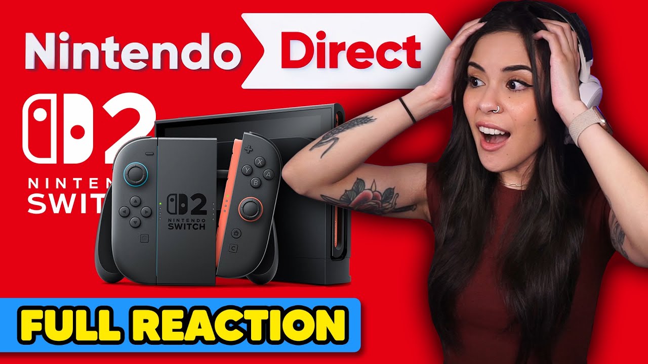 NINTENDO SWITCH 2 DIRECT REACTION - April 2, 2025