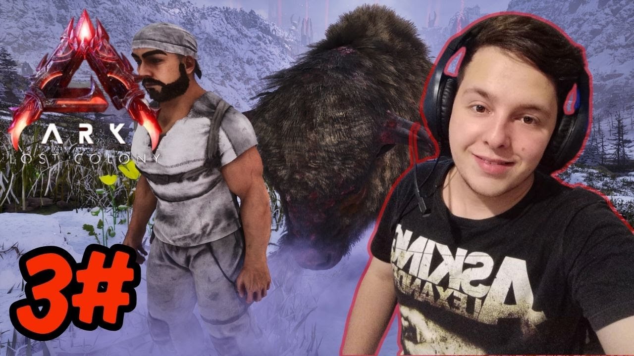 FUI ATACA UM BISAO E VEJA O QUE DEU   ARK ASCENDED LOST COLONY