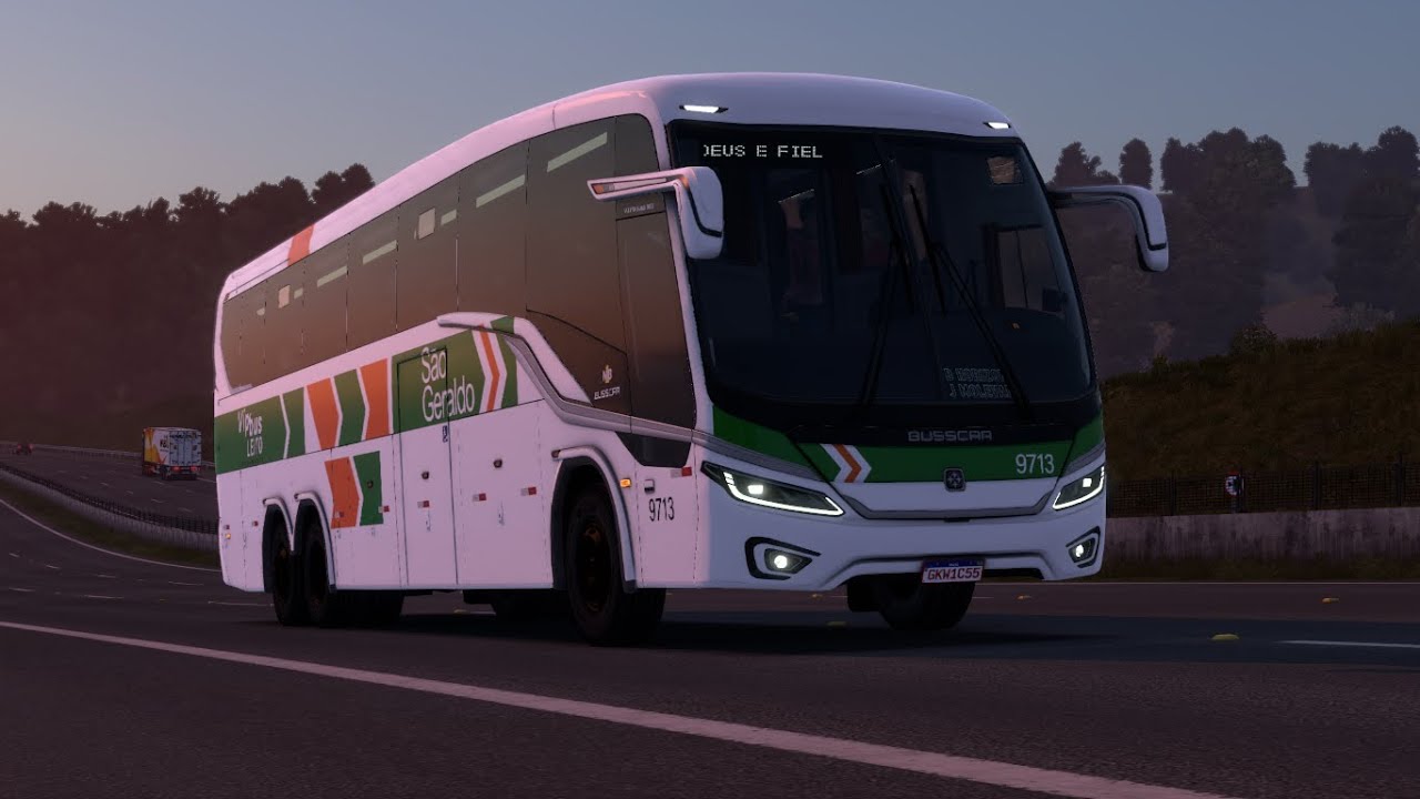 ✅EURO TRUCK SIMULATOR MOD BUS BUSCAR VISSTA BUSS NB1🤣 (SÃO GERALDO)➡️BELO HORIZONTE➡️JOÃO MOLEVANTE