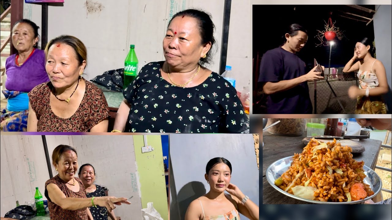 Ghar maa Aama haru ko bhetghat - teej ko bela maa baini ko birthday.