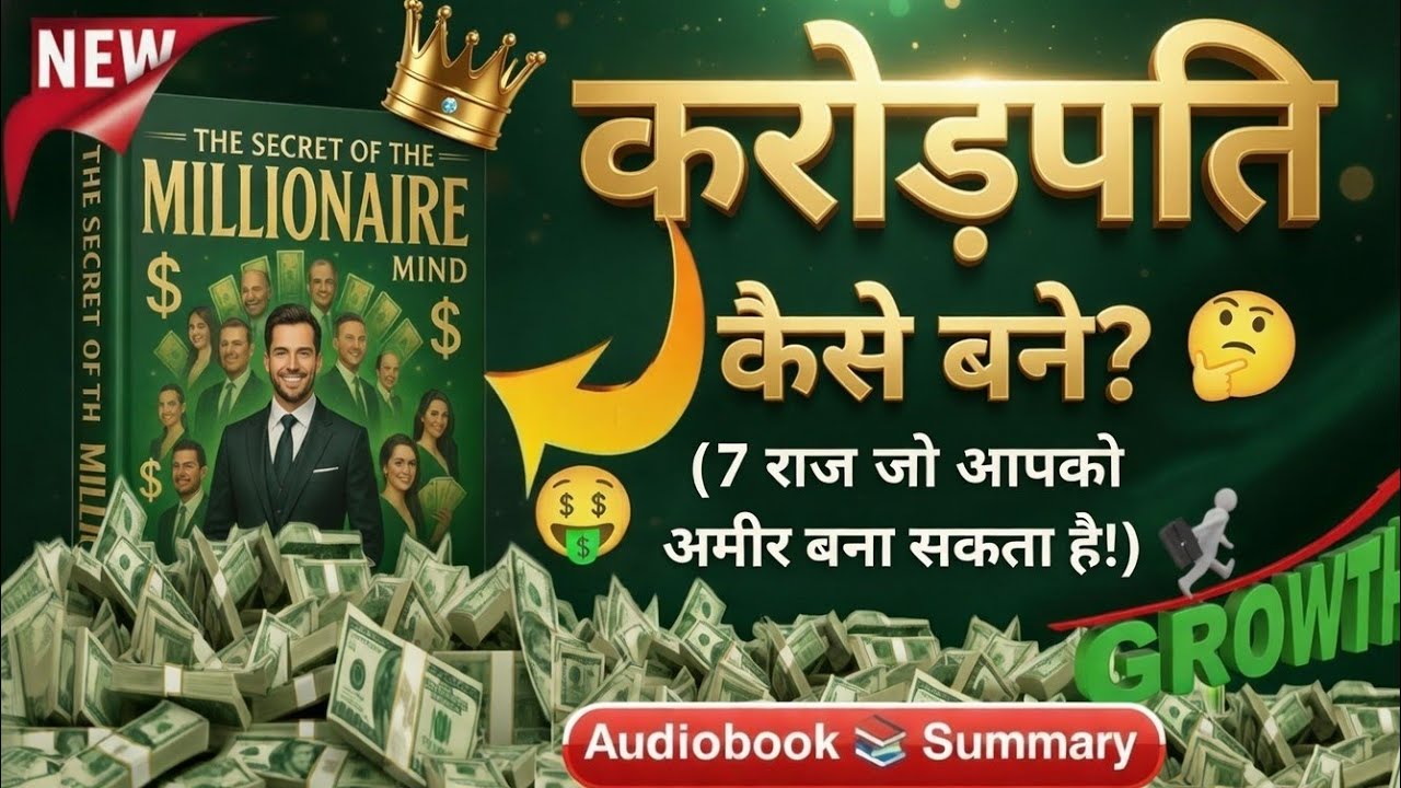 2026 में करोड़पति कैसे बनें? 🔥 | Secrets of the Millionaire Mind Audiobook Summary in Hindi