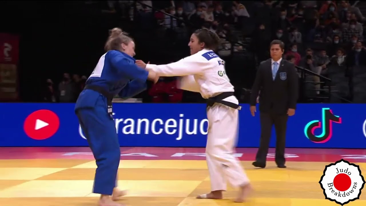 Amina Belkadi vs. Geke Van Den Berg - U63 Womens Judo Grand Slam Paris 2022