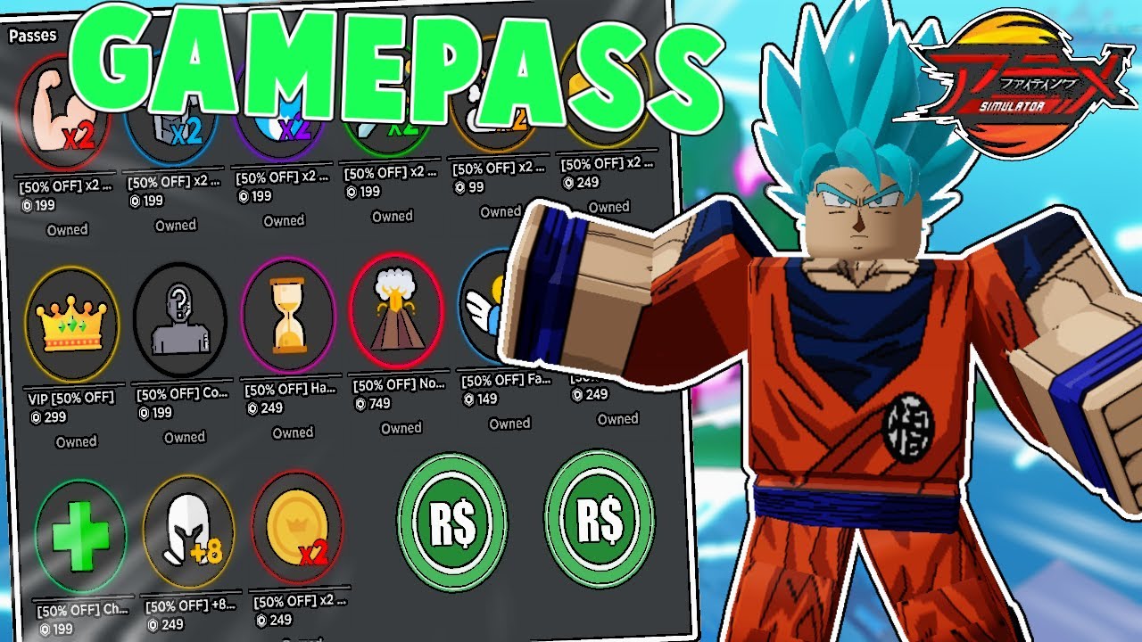 So I Bought Every GAMEPASSES in Anime Fighting Simulator and This Happens...